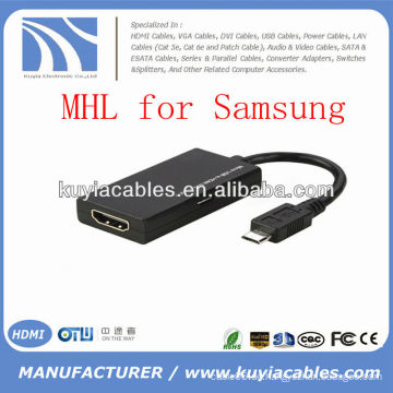 MHL Micro USB zum HDMI Adapter HDTV Handelskabel für Samsung-Galaxie S2 HTC / Nexus